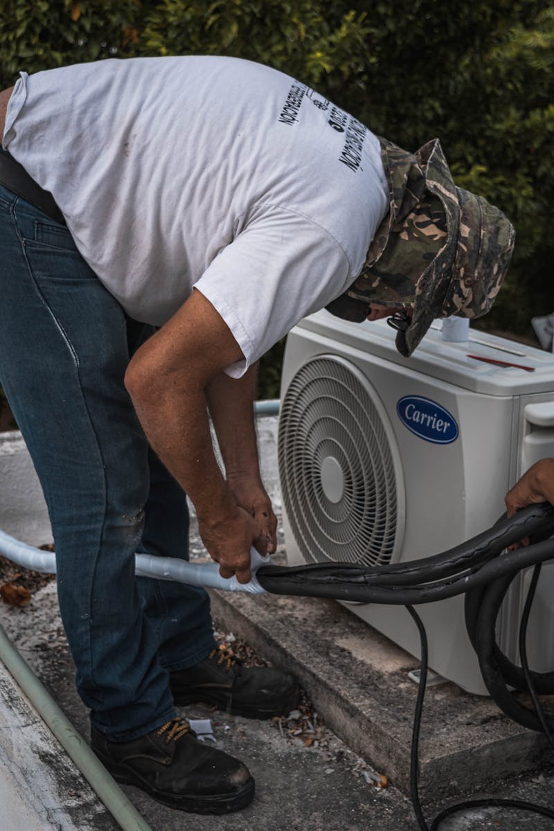 HVAC heating system installation